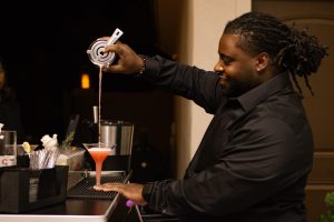 Streamers are now using mobile bar services like Thee House of Drinks to set the vibe for viewers.